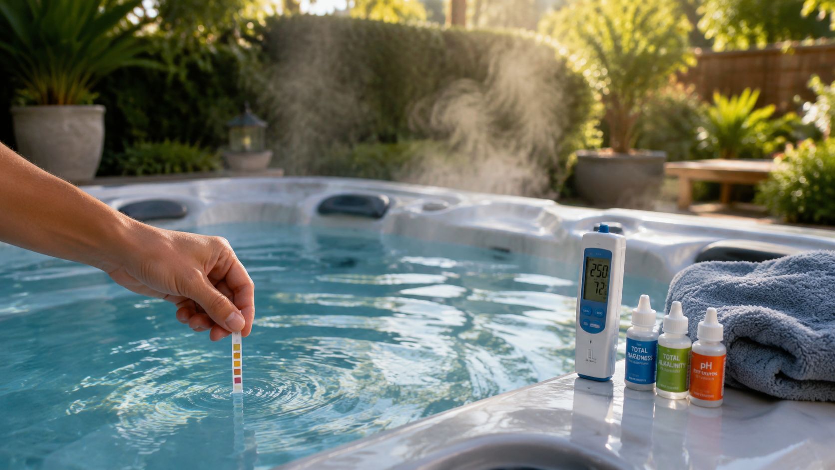 How to Test Water Hardness: Protect Your Spa