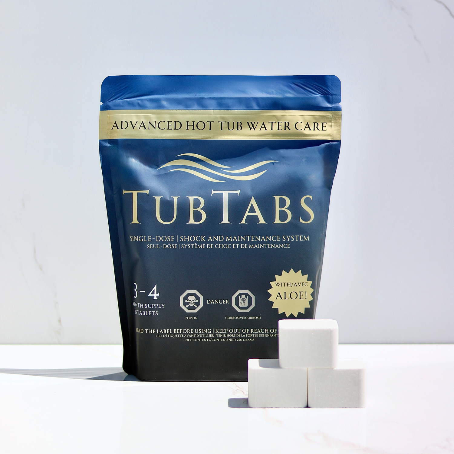 TubTabs Weekly Hot Tub Cleaning Tablets (15-Pack)